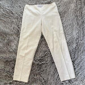 Trina Turk- size 4- Elegant White Tone- Women's Pants Cotton Lyocell